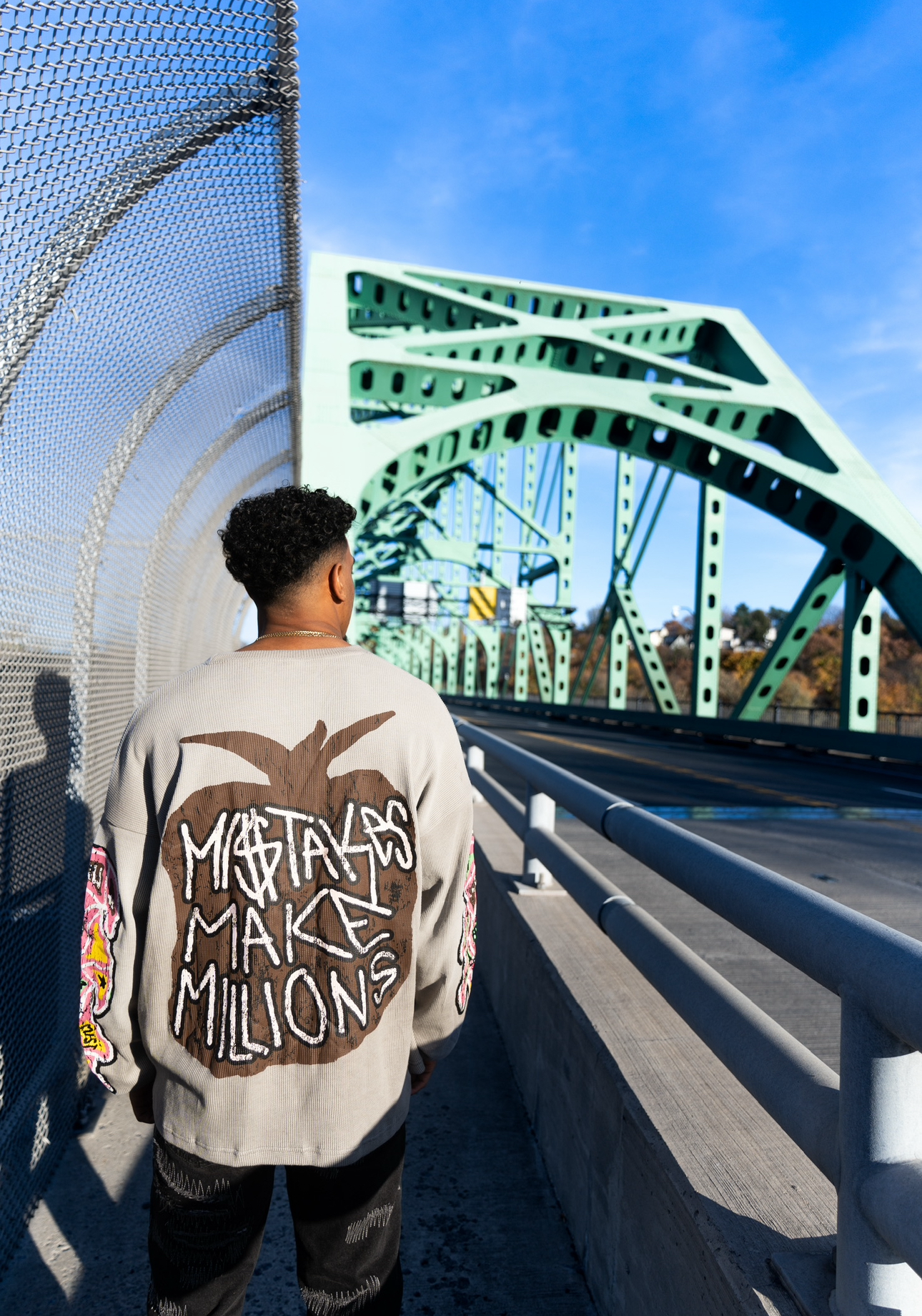 Money Grouch long sleeve thermal gray